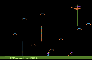Stuntman title screen for Atari 2600